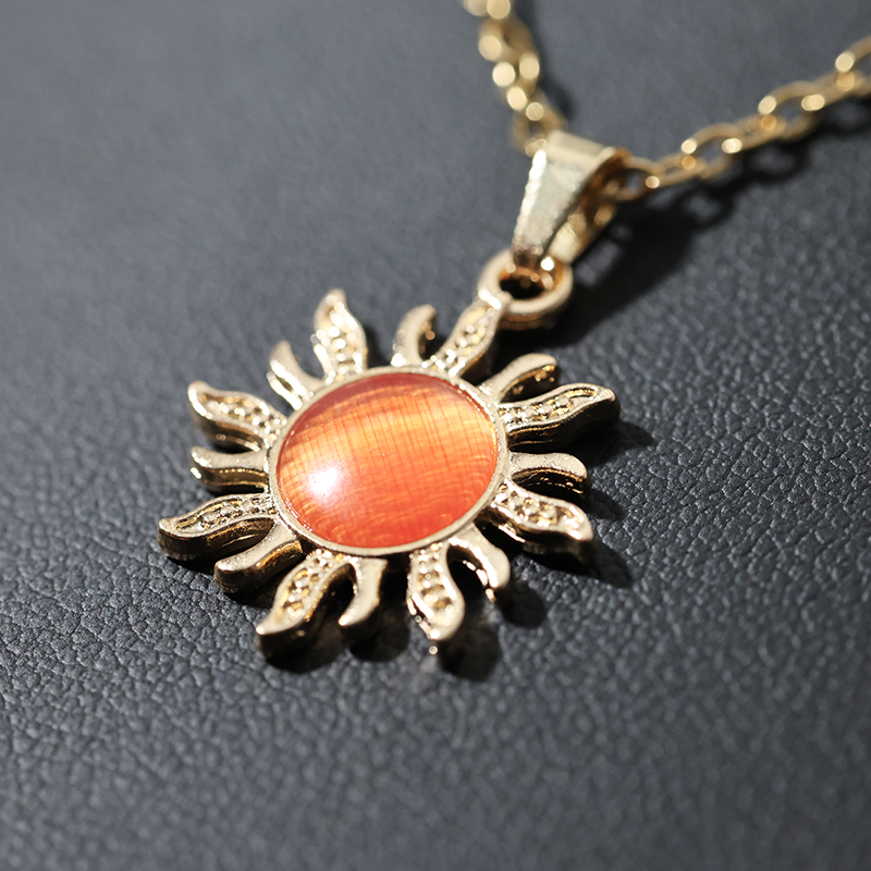 Sun Charm Necklace