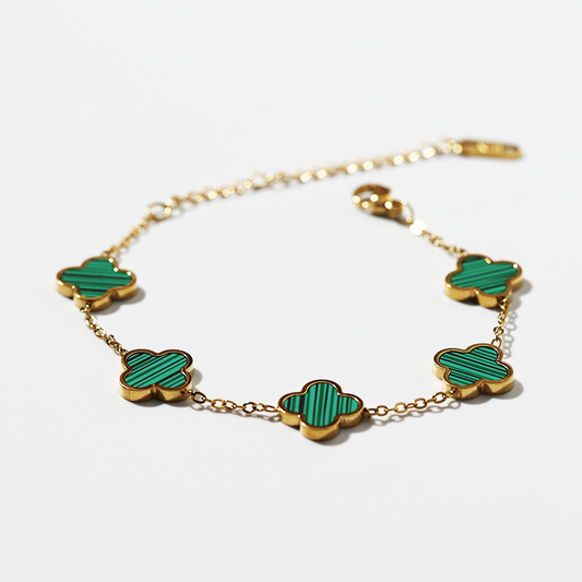 Clover Bracelet - Green